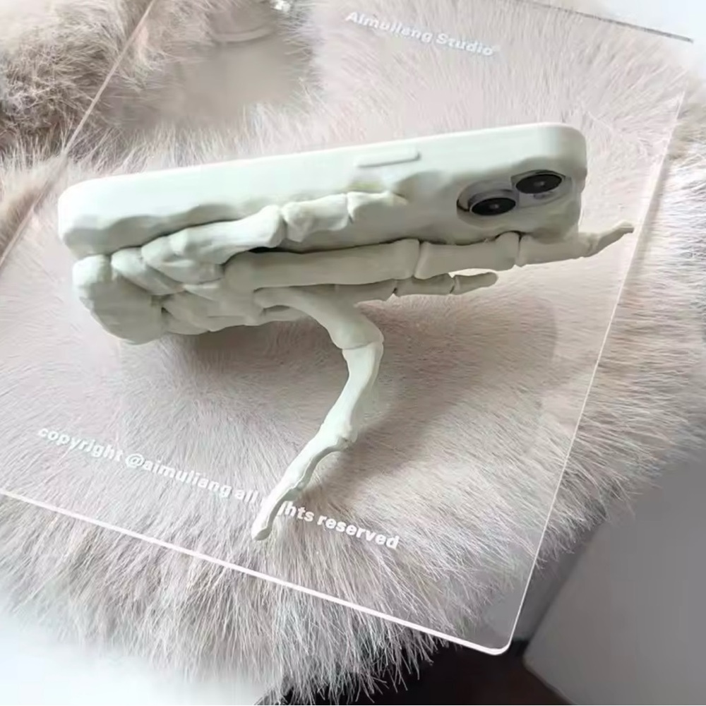 Skeleton Hand iPhone 16 pro max cover - Picture 2 of 5